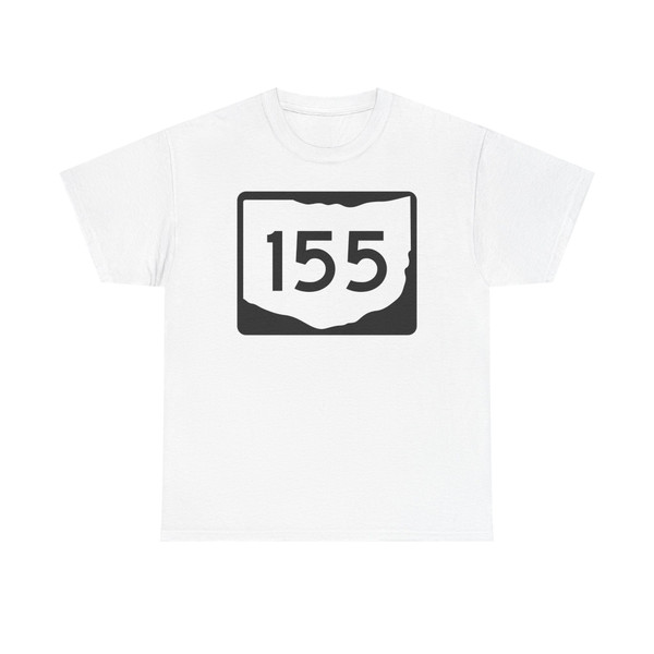 OH-155 (Ohio) (Road Sign) T-Shirt