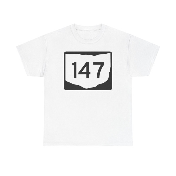 OH-147 (Ohio) (Road Sign) T-Shirt