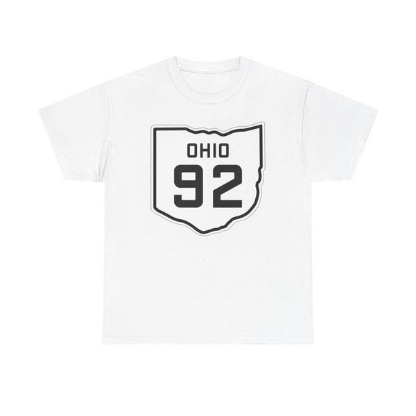 OH-92 1927 (Ohio) (Road Sign) T-Shirt