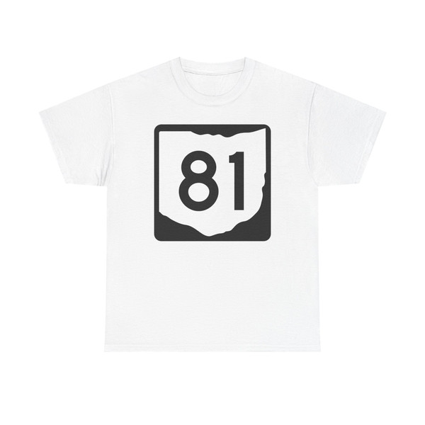 OH-81 (Ohio) (Road Sign) T-Shirt