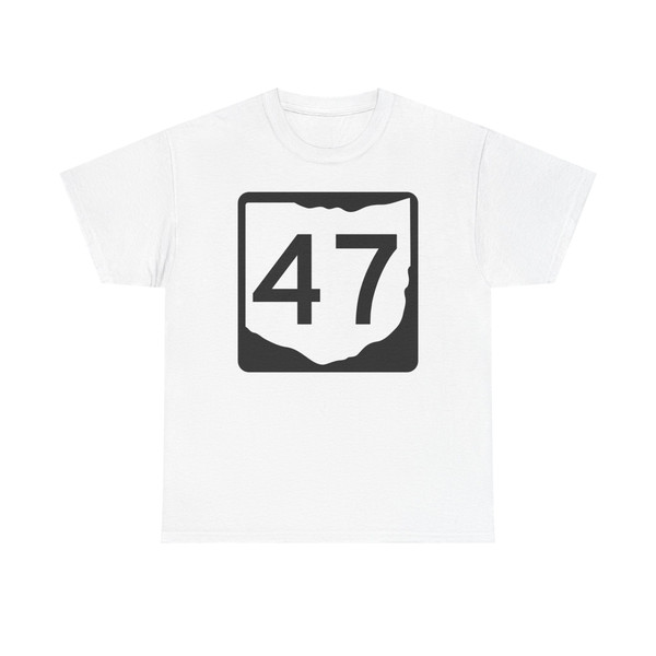 OH-47 (Ohio) (Road Sign) T-Shirt