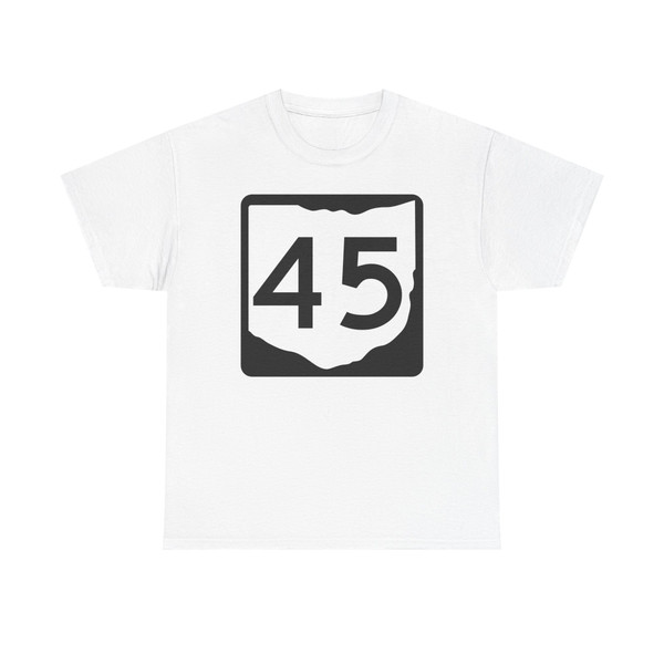 OH-45 (Ohio) (Road Sign) T-Shirt