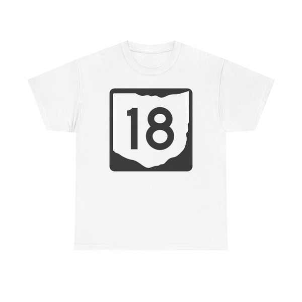 OH-18 (Ohio) (Road Sign) T-Shirt