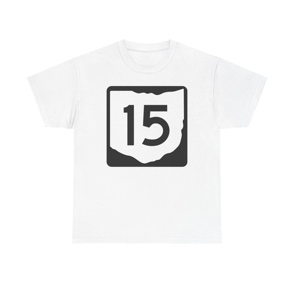 OH-15 (Ohio) (Road Sign) T-Shirt