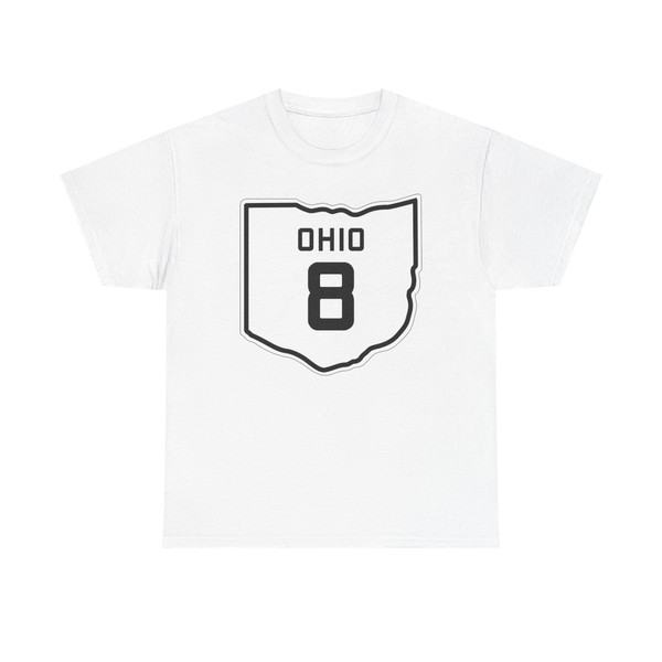 OH-8 1927 (Ohio) (Road Sign) T-Shirt