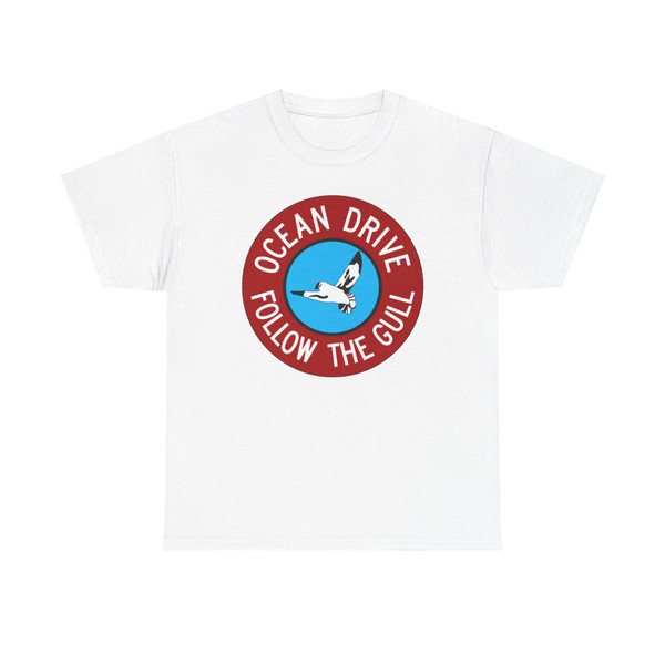 Ocean Drive NJ (New Jersey) (Road Sign) T-Shirt