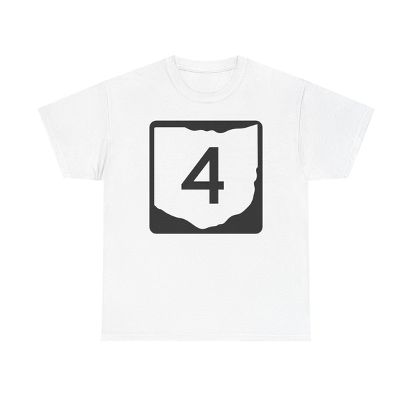 OH-4 (Ohio) (Road Sign) T-Shirt