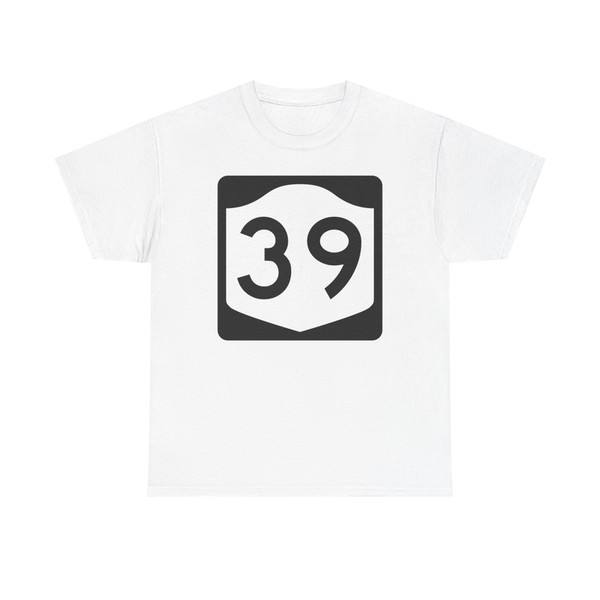 NY-39 (New York) (Road Sign) T-Shirt