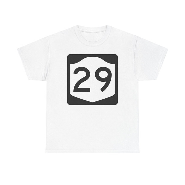 NY-29 (New York) (Road Sign) T-Shirt