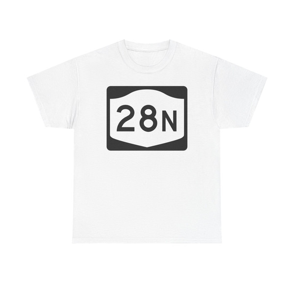 NY-28N (New York) (Road Sign) T-Shirt