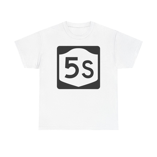NY-5S (New York) (Road Sign) T-Shirt