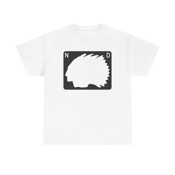 North Dakota wide blank (North Dakota) (Road Sign) T-Shirt