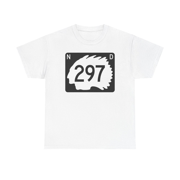North Dakota 297 (North Dakota) (Road Sign) T-Shirt