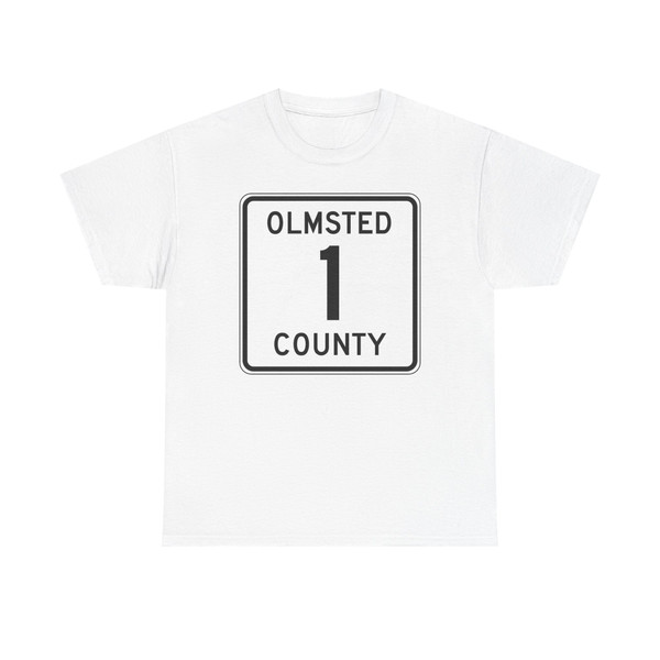 Olmsted County Route 1 (Minnesota) (Road Sign) T-Shirt