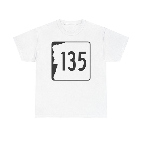 NH Route 135 (New Hampshire) (Road Sign) T-Shirt