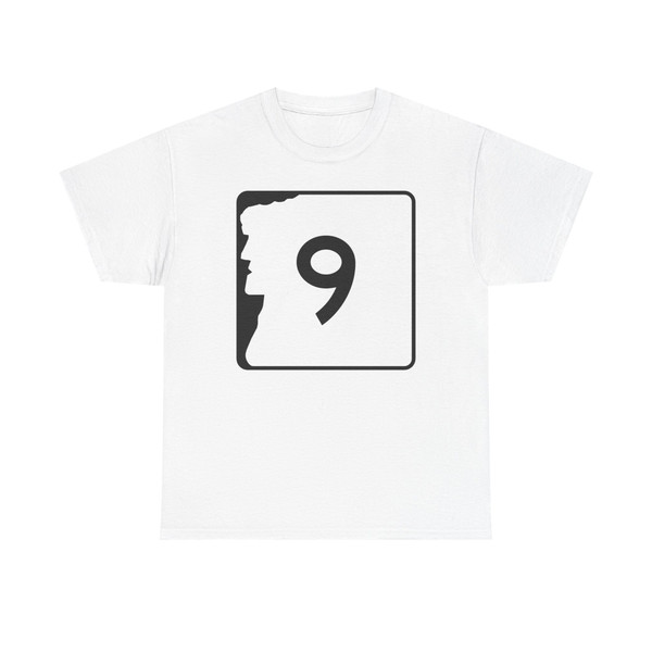 NH Route 9 (New Hampshire) (Road Sign) T-Shirt
