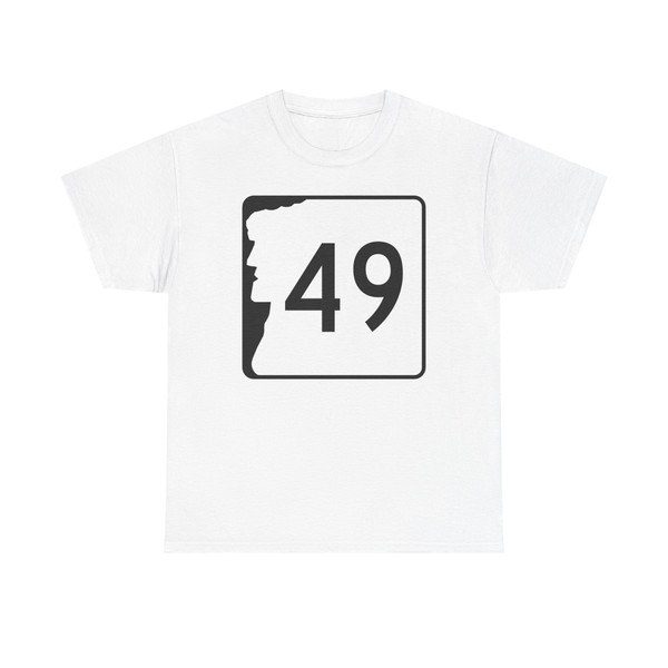NH Route 49 (New Hampshire) (Road Sign) T-Shirt