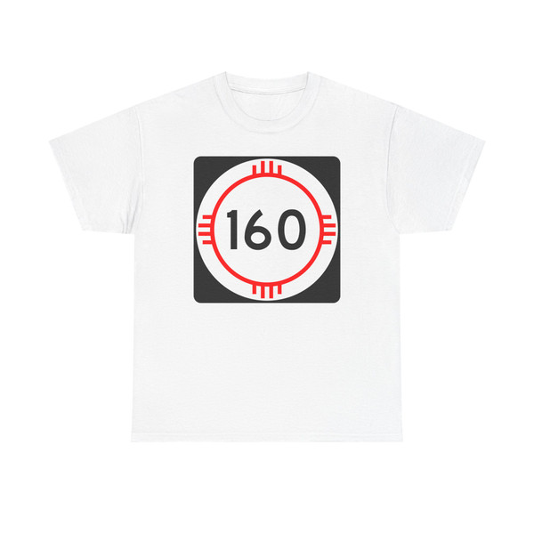 New Mexico 160 (New Mexico) (Road Sign) T-Shirt