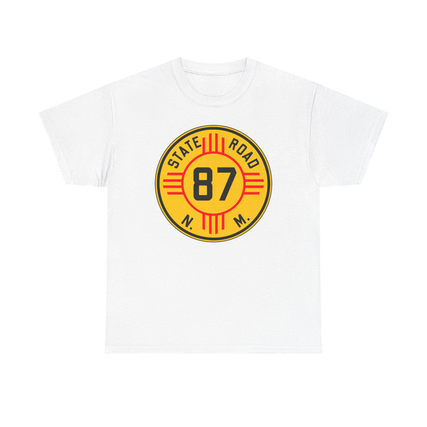 New Mexico 87 1932 (New Mexico) (Road Sign) T-Shirt