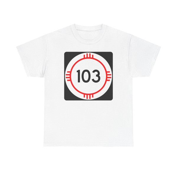 New Mexico 103 (New Mexico) (Road Sign) T-Shirt