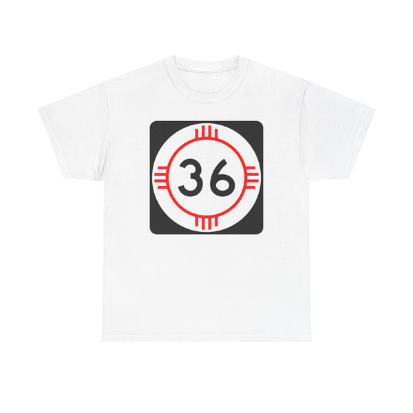 New Mexico 36 (New Mexico) (Road Sign) T-Shirt