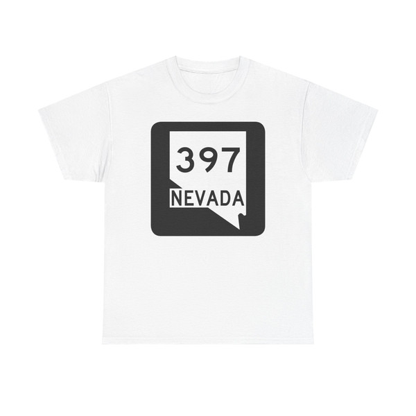 Nevada 397 (Nevada) (Road Sign) T-Shirt