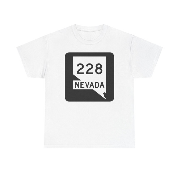 Nevada 228 (Nevada) (Road Sign) T-Shirt