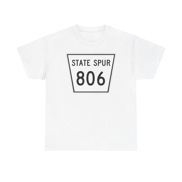 Nebraska State Spur 806 (Nebraska) (Road Sign) T-Shirt