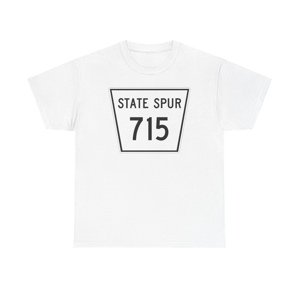 Nebraska State Spur 715 (Nebraska) (Road Sign) T-Shirt