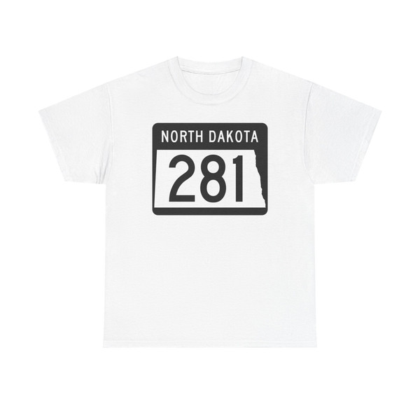 ND-281 2015 (North Dakota) (Road Sign) T-Shirt
