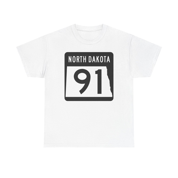 ND-91 2015 (North Dakota) (Road Sign) T-Shirt