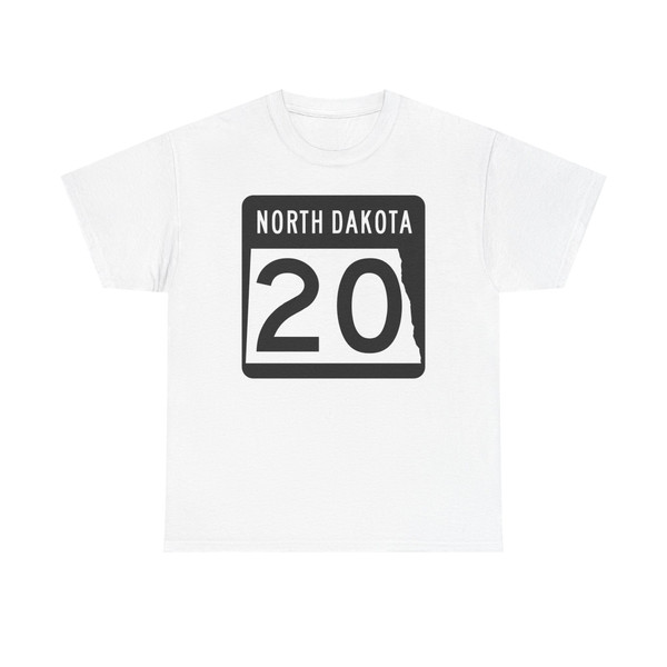 ND-20 2015 (North Dakota) (Road Sign) T-Shirt