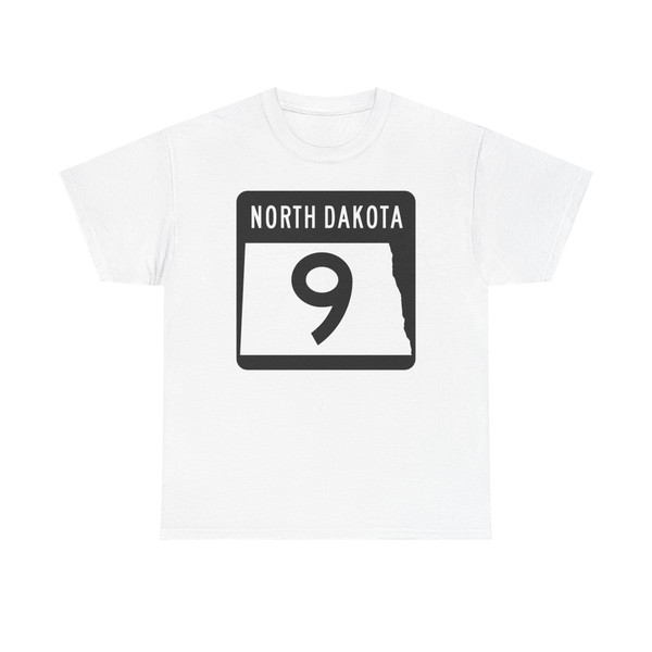 ND-9 2015 (North Dakota) (Road Sign) T-Shirt