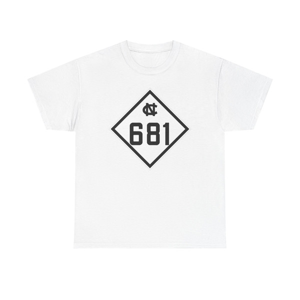 NC 681 1945 (North Carolina) (Road Sign) T-Shirt