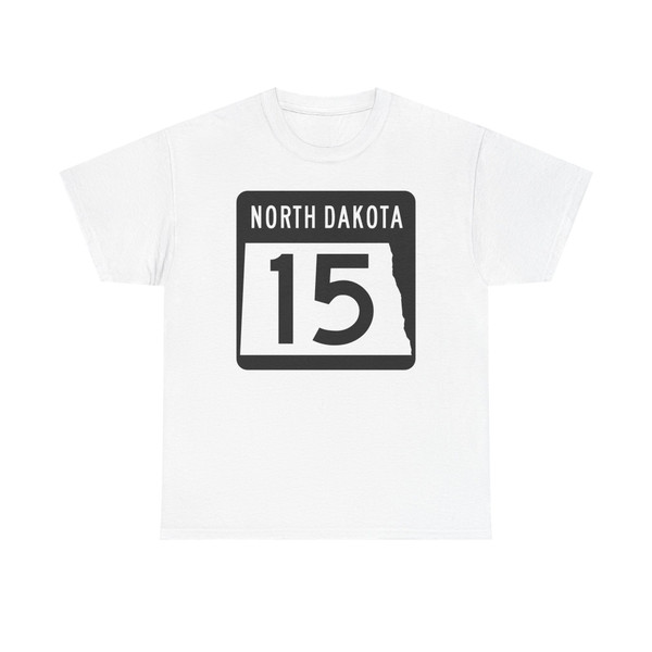 ND-15 2015 (North Dakota) (Road Sign) T-Shirt
