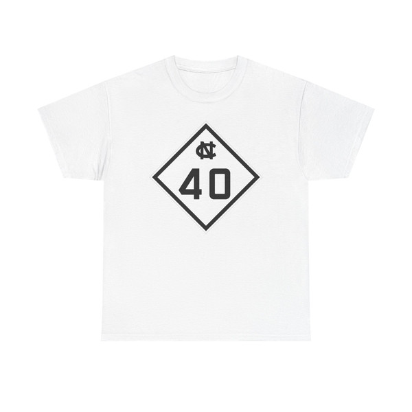 NC 40 1945 (North Carolina) (Road Sign) T-Shirt