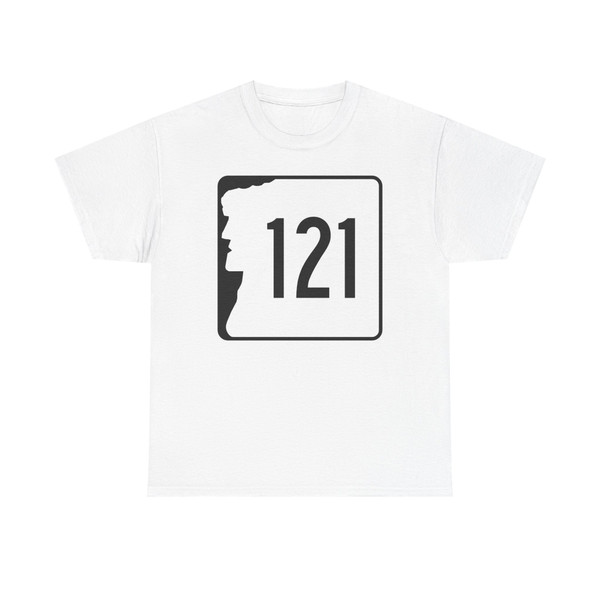 NH Route 121 (New Hampshire) (Road Sign) T-Shirt