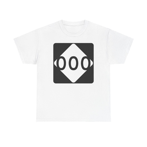 NC 000 template (North Carolina) (Road Sign) T-Shirt