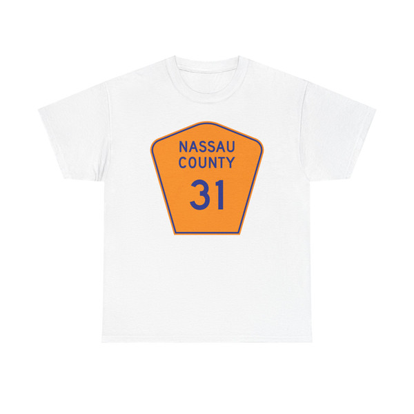 Nassau County 31 NY (New York) (Road Sign) T-Shirt