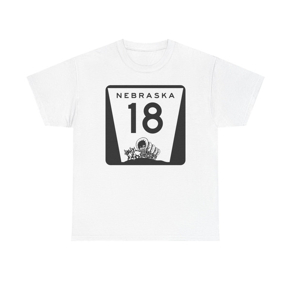 N-18 (Nebraska) (Road Sign) T-Shirt