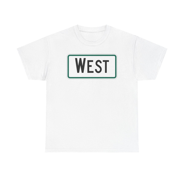West plate South Dakota (South Dakota) (Road Sign) T-Shirt