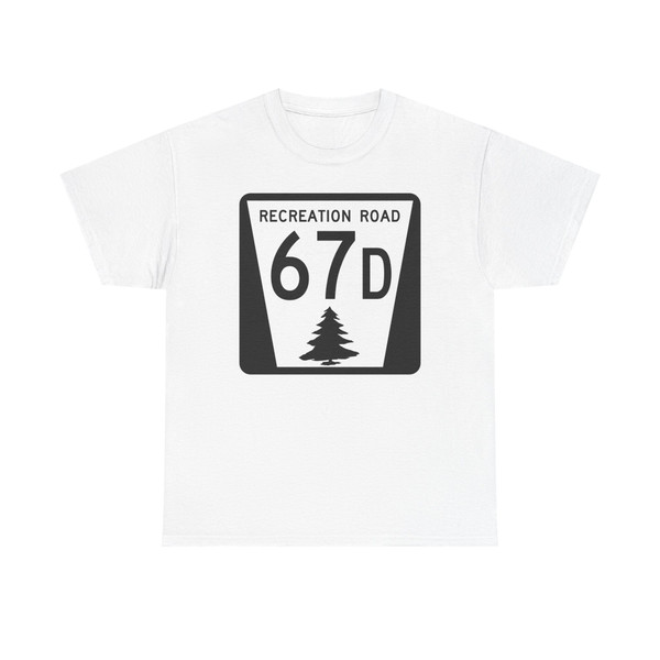 N REC 67D (Nebraska) (Road Sign) T-Shirt