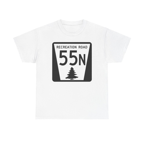 N REC 55N (Nebraska) (Road Sign) T-Shirt