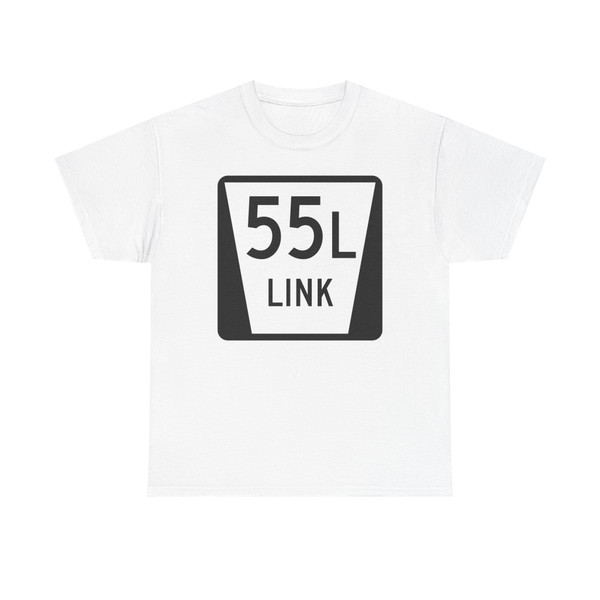 N LINK 55L (Nebraska) (Road Sign) T-Shirt