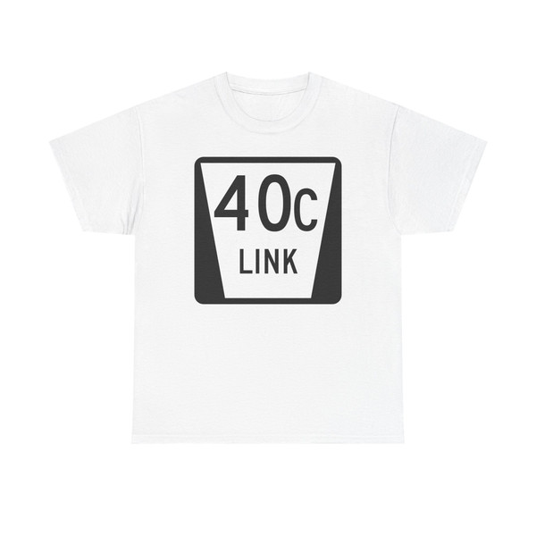 N LINK 40C (Nebraska) (Road Sign) T-Shirt