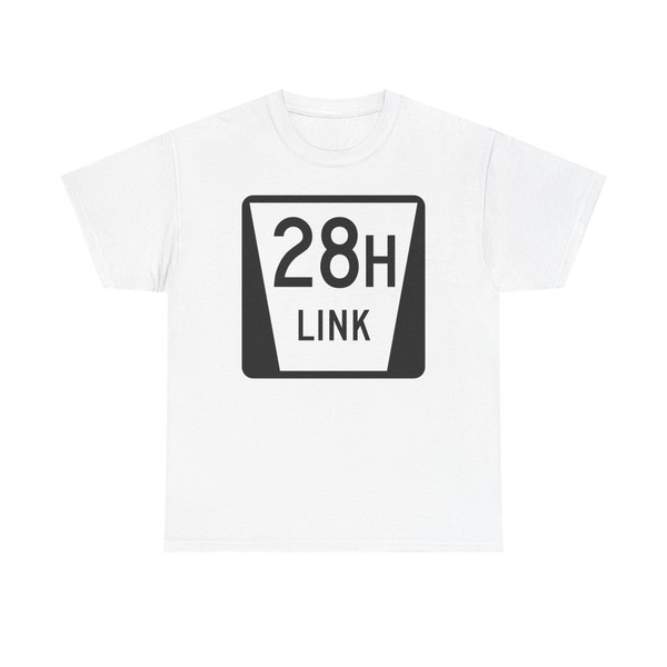N LINK 28H (Nebraska) (Road Sign) T-Shirt