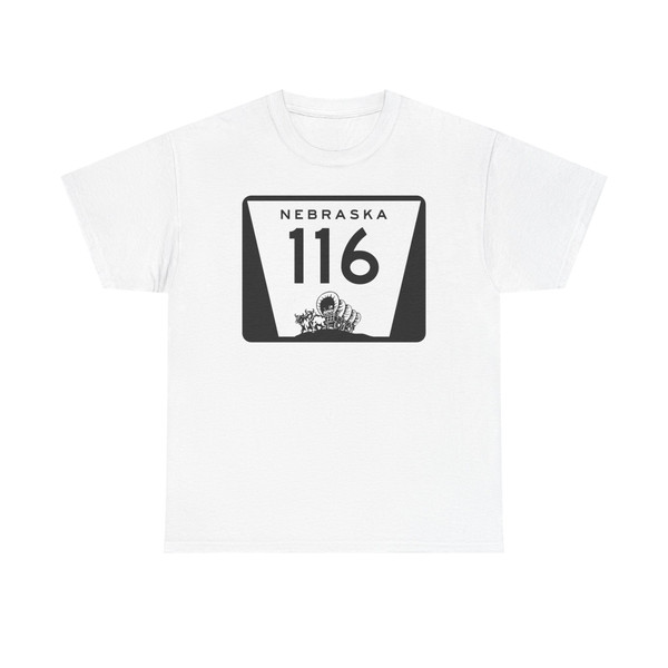 N-116 (Nebraska) (Road Sign) T-Shirt