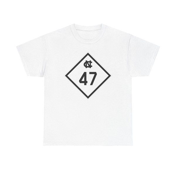 NC 47 1945 (North Carolina) (Road Sign) T-Shirt