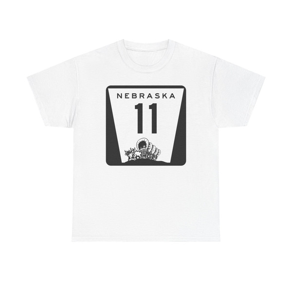 N-11 (Nebraska) (Road Sign) T-Shirt
