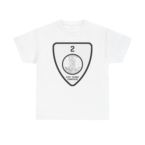 Virginia 2 1918 (Virginia) (Road Sign) T-Shirt